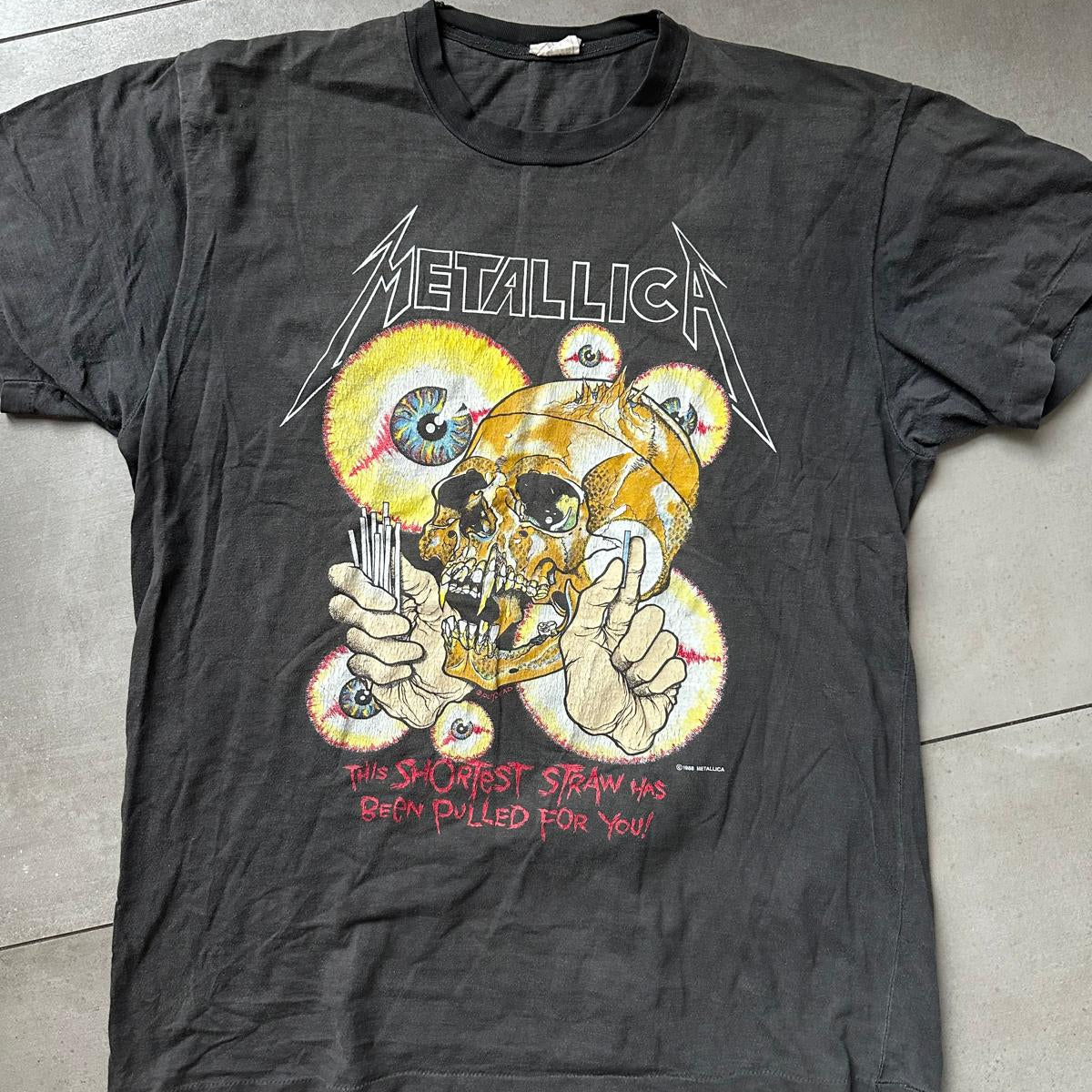 Vintage Hell – Metallica – The Shortest Straw Vintage Shirt (1988)