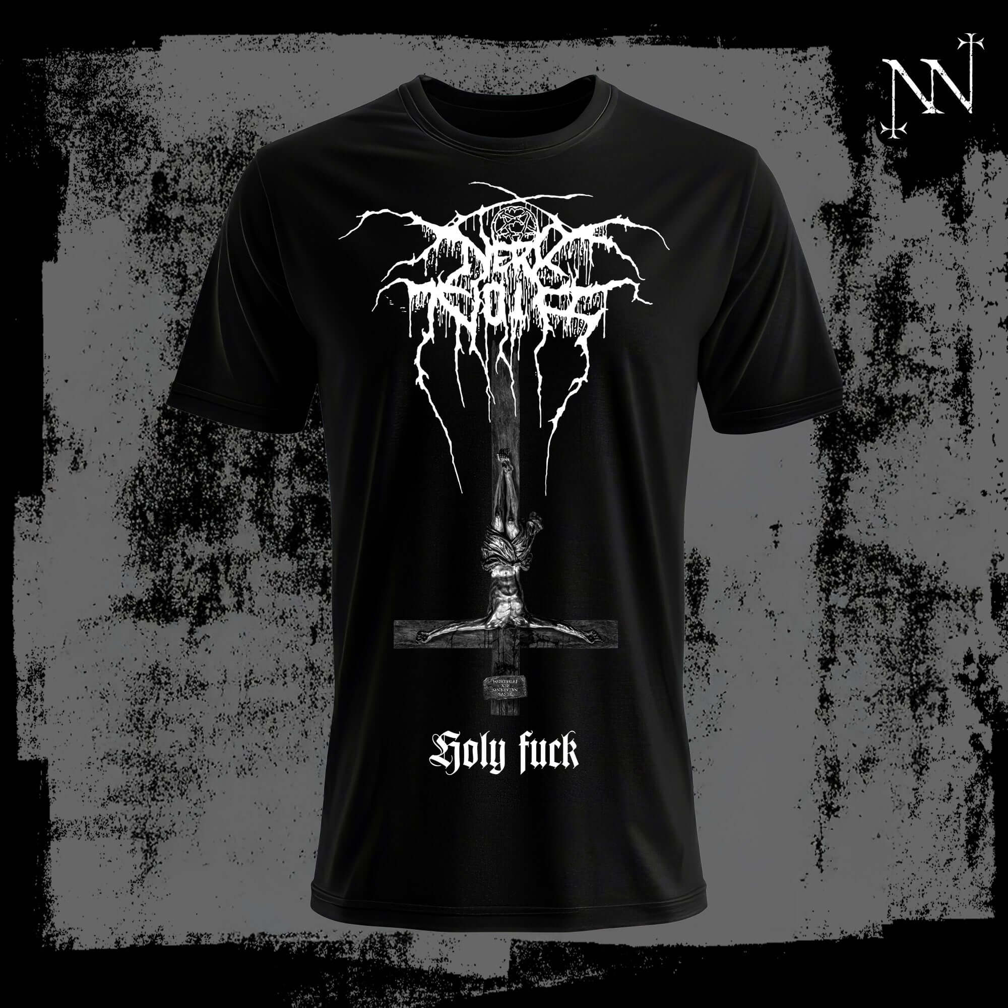 NeroNoir - 'Holy F***' Black Long Sleeve Shirt