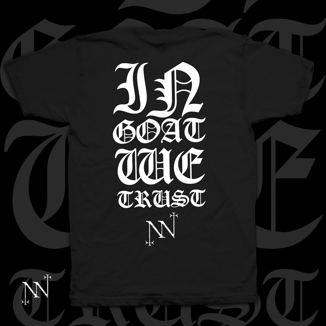 NeroNoir — T-Shirt 'In Goat We Trust' — Précommande 72h