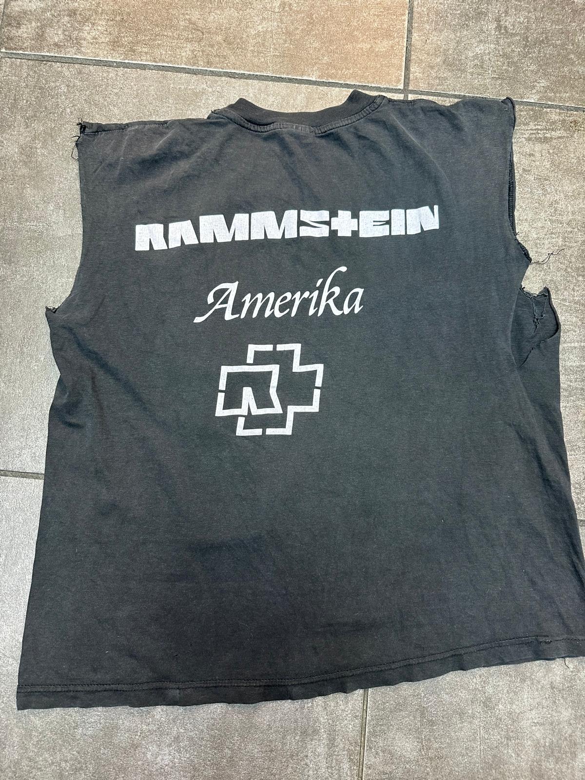 Vintage Hell – RAMMSTEIN America vintage shirt cut off!
