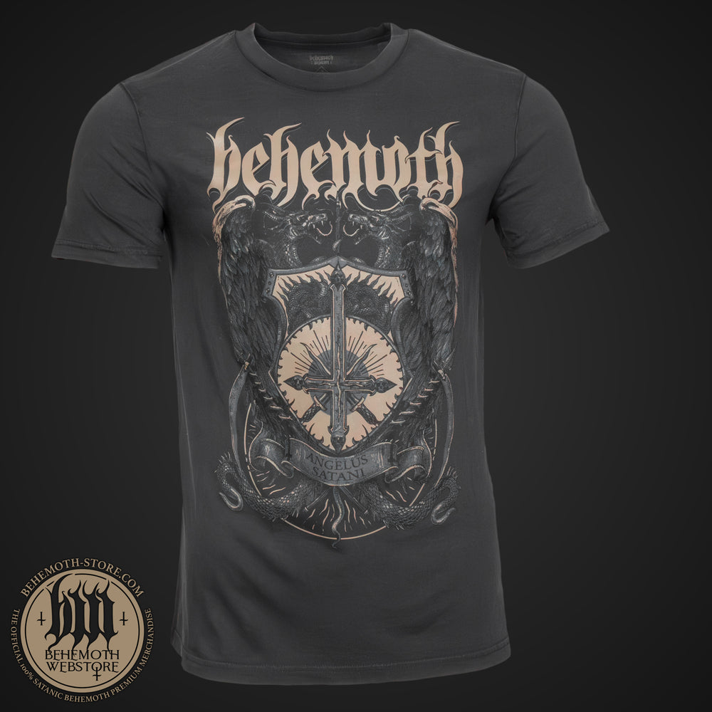 Behemoth “Angelvs Satani” T-shirt vintage — Vintage Grey