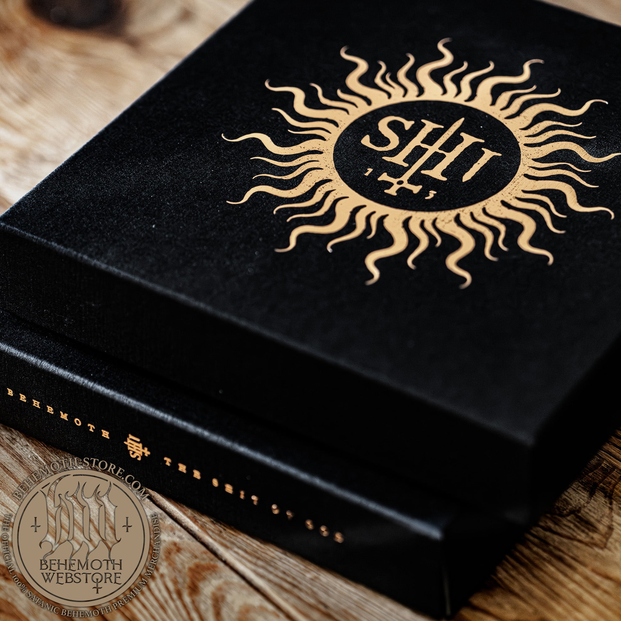 T.S.O.G. Singles Boxset – 4× 7″ Vinyl by Behemoth (Transparent, Laser-Etched, Signed, Numbered, Limited to 222)