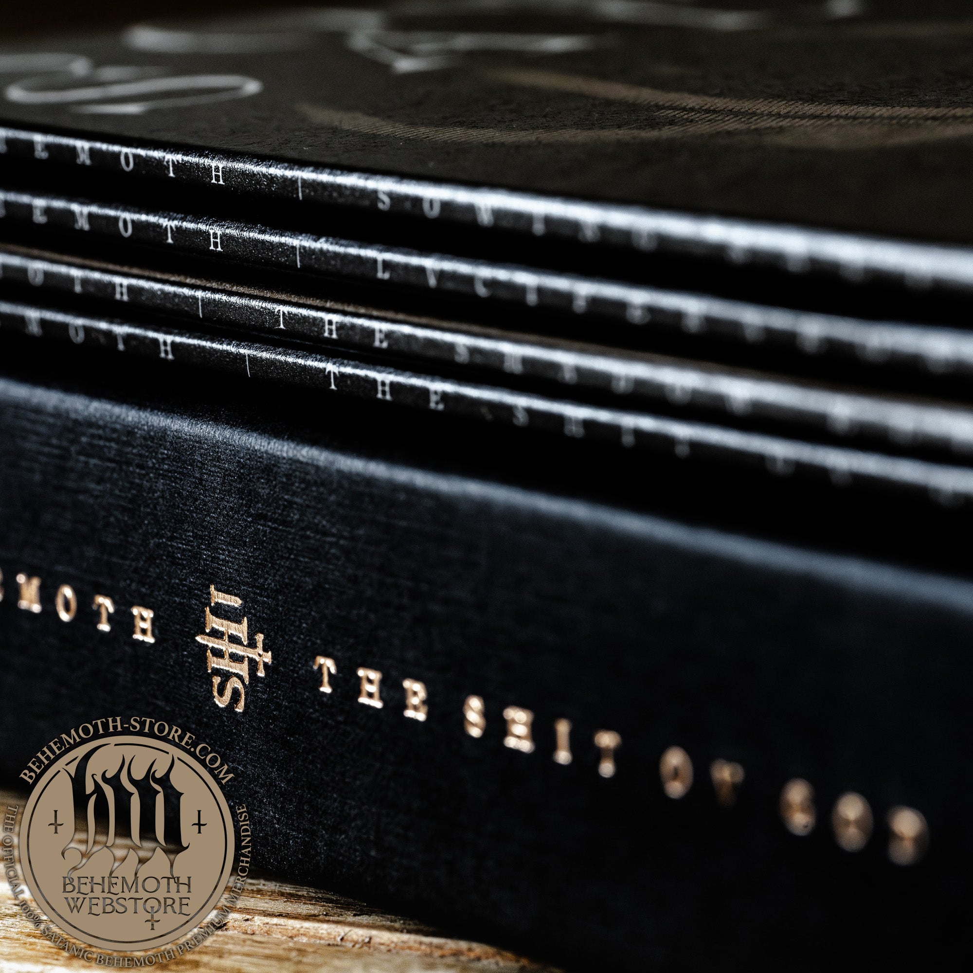T.S.O.G. Singles Boxset – 4× 7″ Vinyl by Behemoth (Transparent, Laser-Etched, Signed, Numbered, Limited to 222)