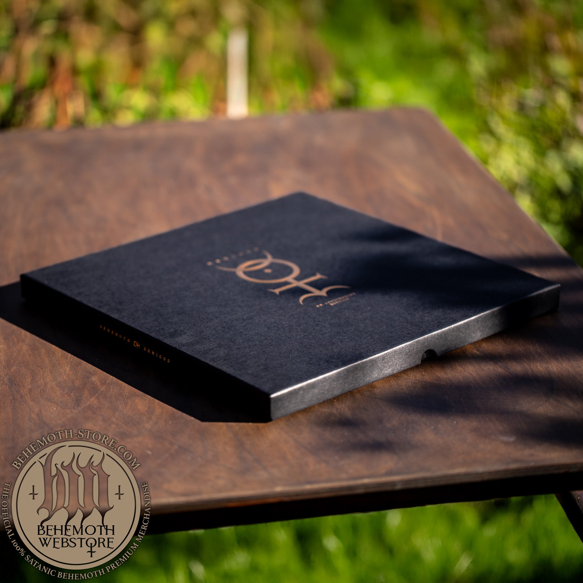 Behemoth Demigod XX — Deluxe Empty Box (Black Matte, Gold Foil)