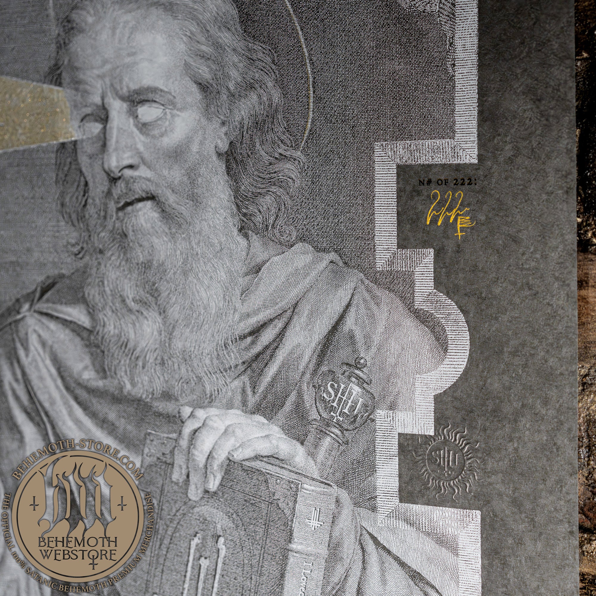 Behemoth – “The Heretic Verses” Premium Art Poster (50×70 cm, Limited, Signed & Numbered)