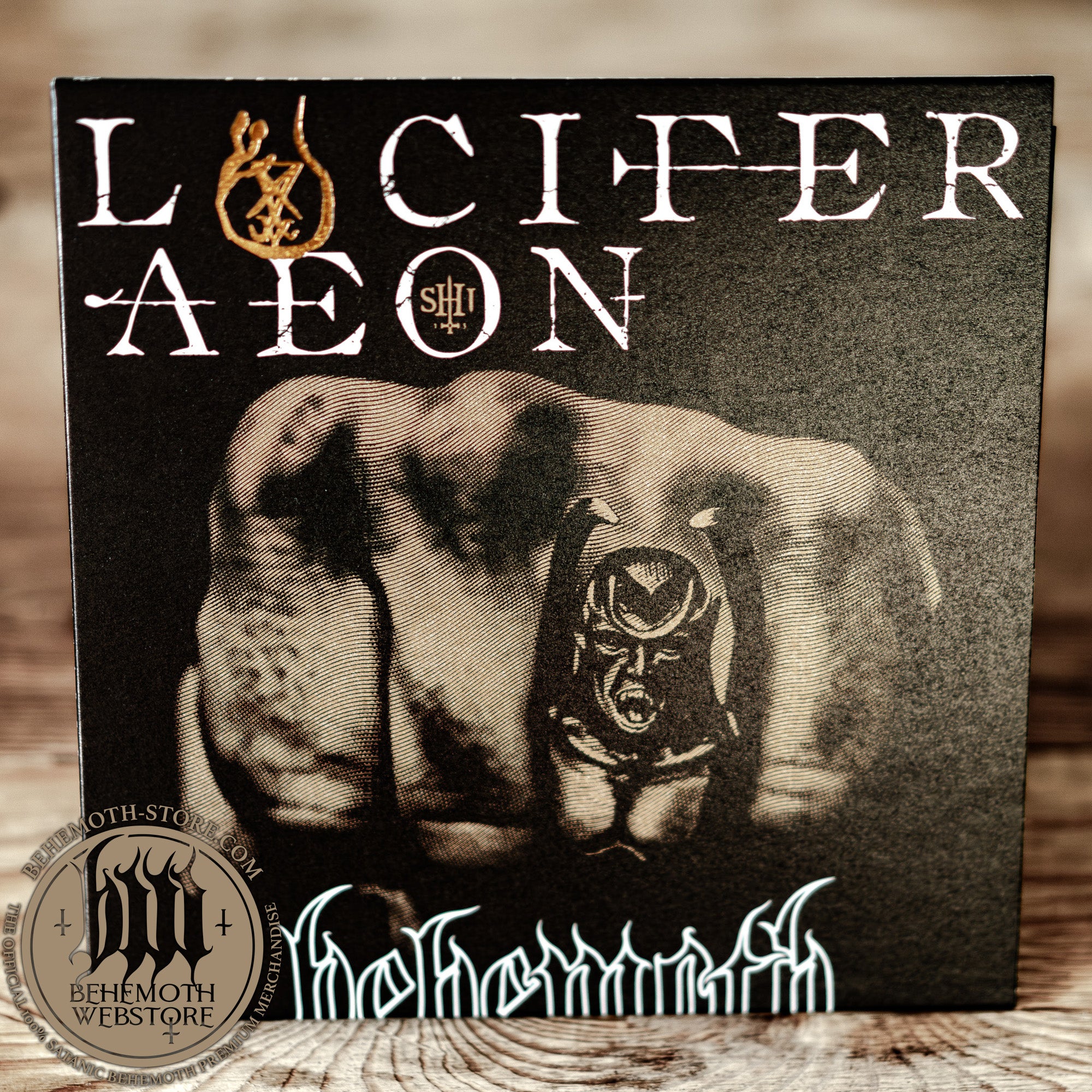 “Lvciferaeon” – 7″ Βινύλιο Single των Behemoth (Διαφανές, Χαραγμένο με Laser, Υπογεγραμμένο, Περιορισμένο στις 100 Αντίτυπα)