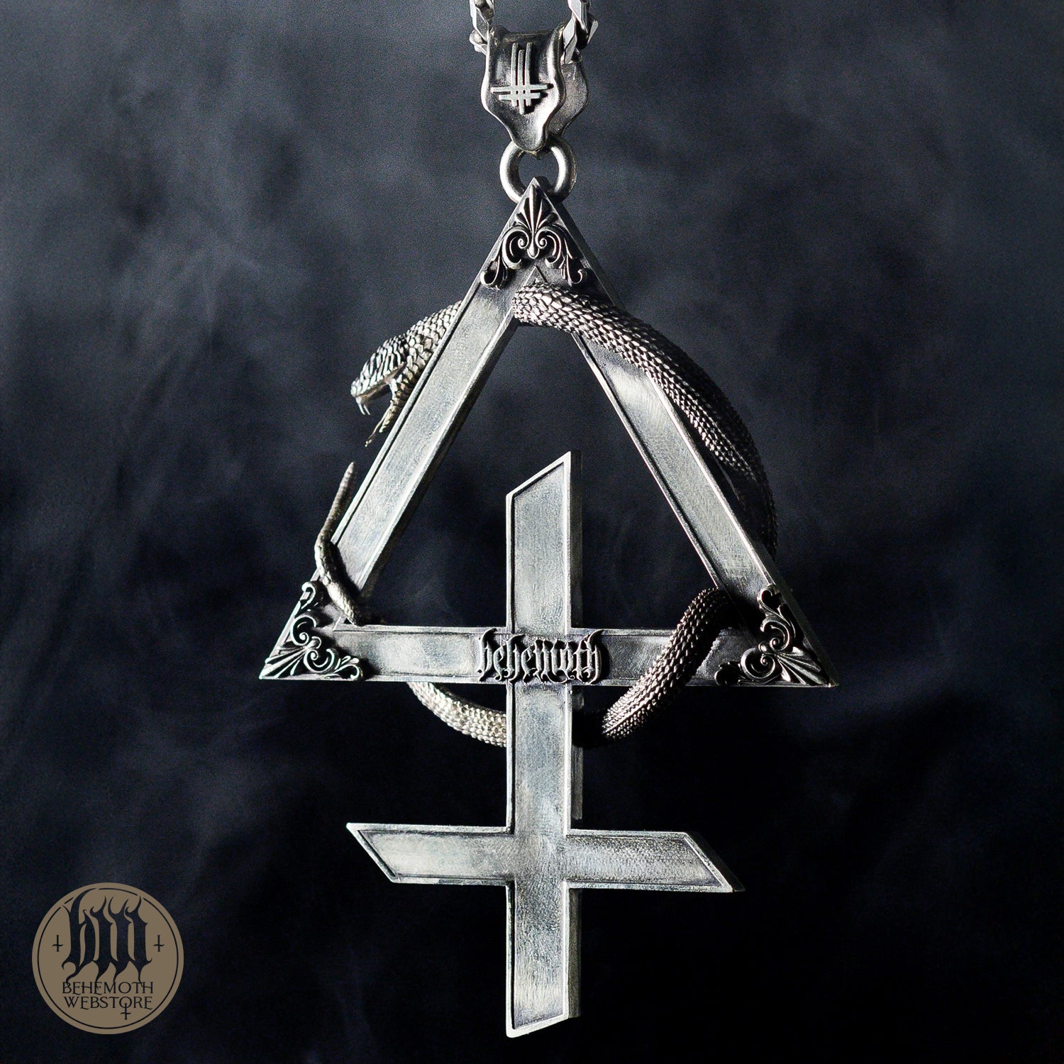 Behemoth 'Opvs Contra Natvram' necklace by Mortis Ores PREORDER