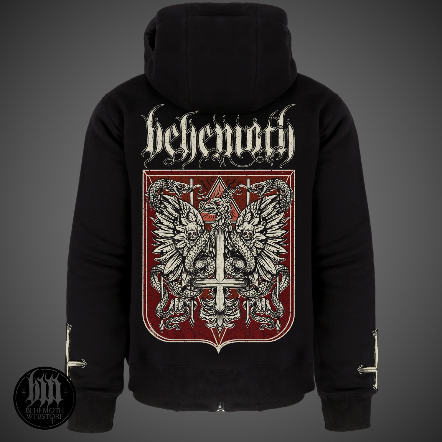 Behemoth 'Republic Of The Unfaithful' hooded sweatshirt with zip