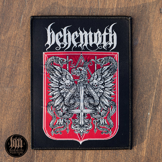 Behemoth 'Republic Of The Unfaithful' woven sew-on patch