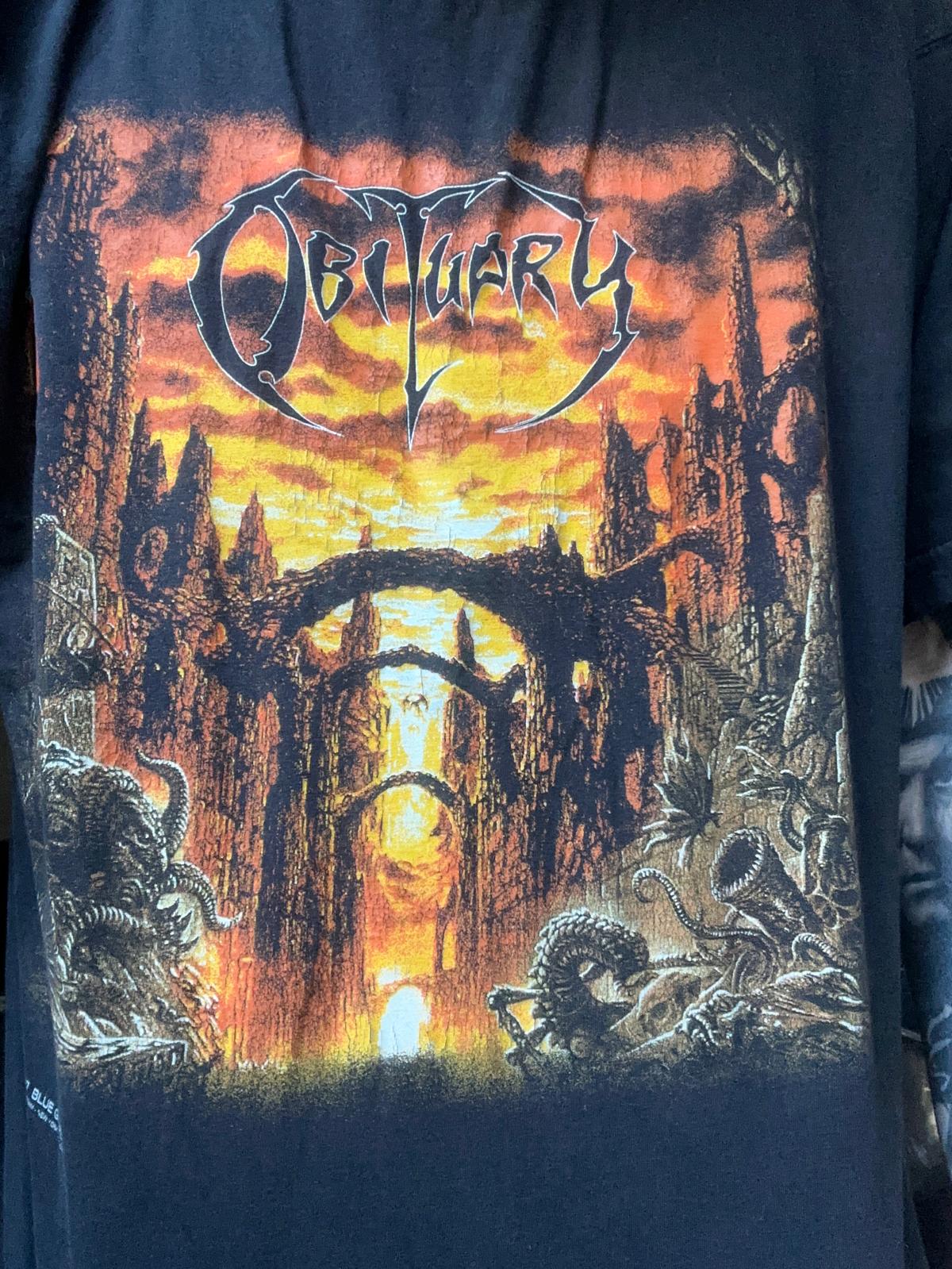 ヴィンテージ・ヘル – OBITUARY クラシックロゴ Tシャツ | Behemoth