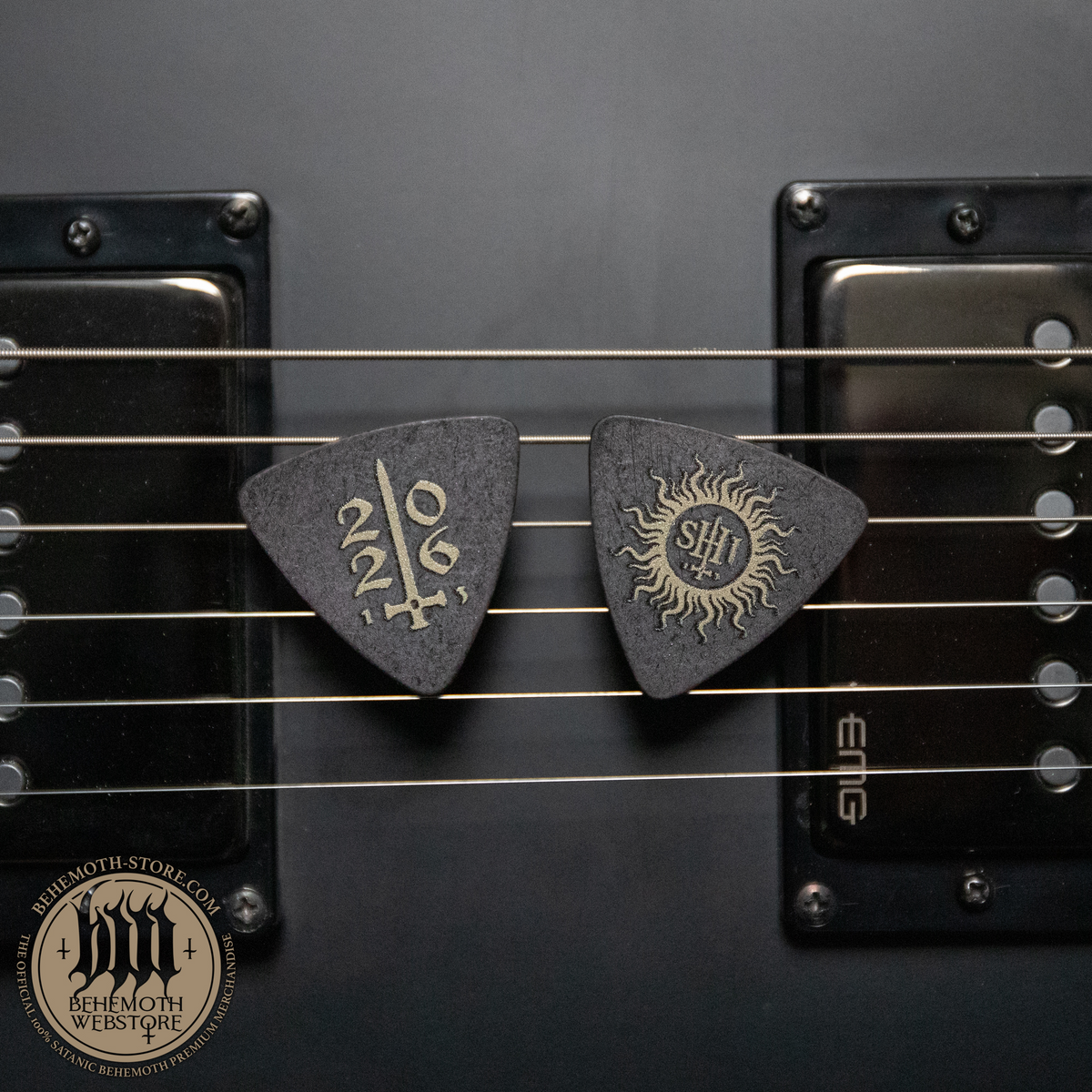 Orion TSOG 2026 guitar pick — front and reverse; sold individually