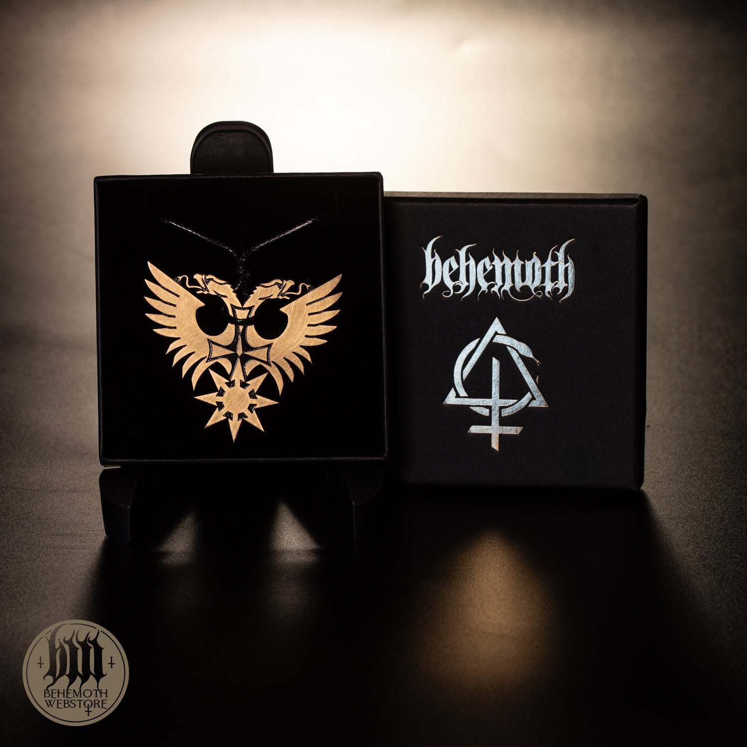 Behemoth 'Phoenix' brass necklace