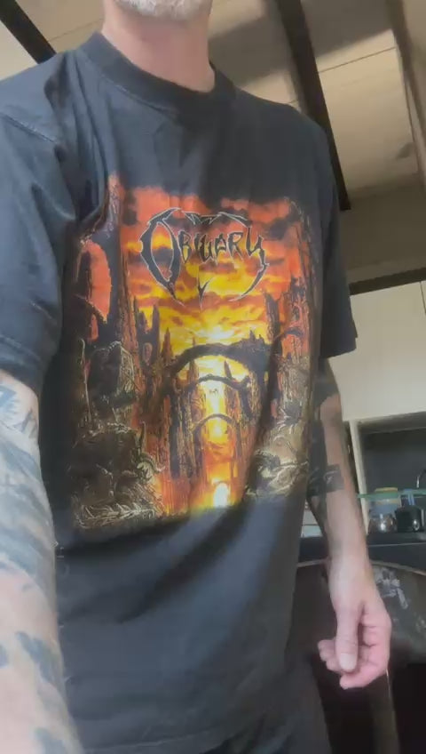 Vintage Hell – OBITUARY Classic Logo T-Shirt | Behemoth Webstore