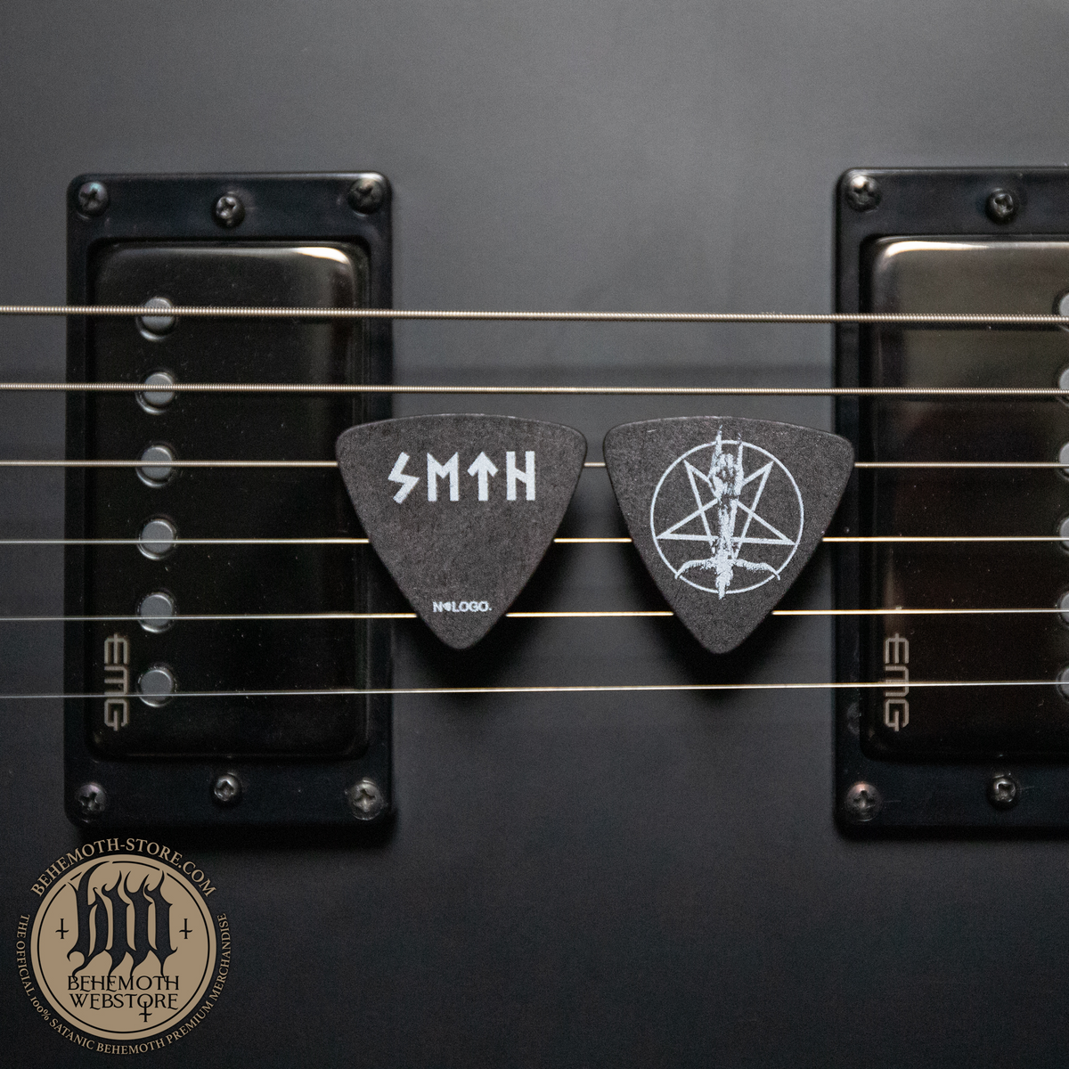 Seth Pentagram guitar pick — front and reverse; sold individually
