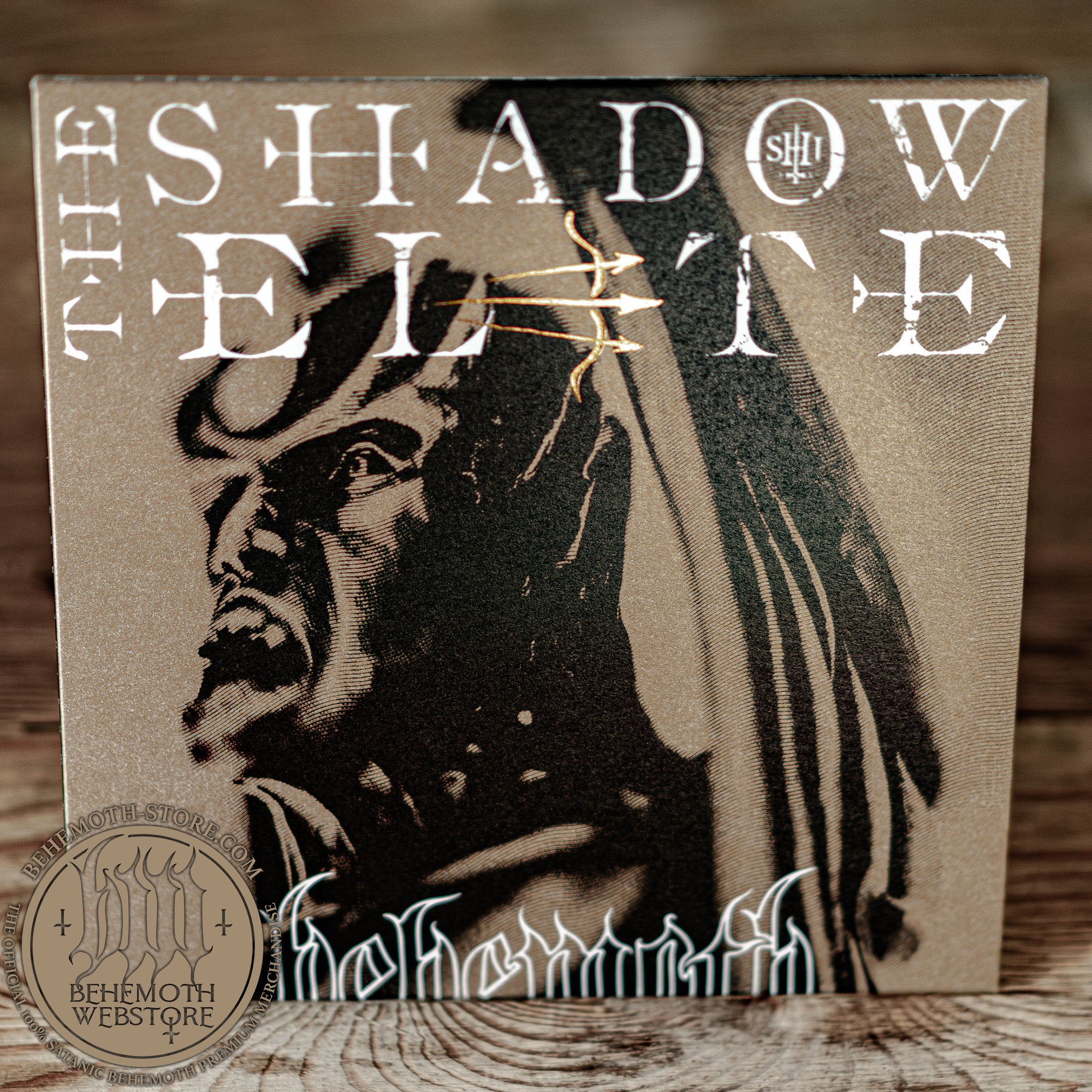 “The Shadow Elite” – 7″ Βινύλιο Single από τους Behemoth (Διαφανές, Χαραγμένο με Laser, Υπογεγραμμένο, Περιορισμένο σε 100 αντίτυπα)
