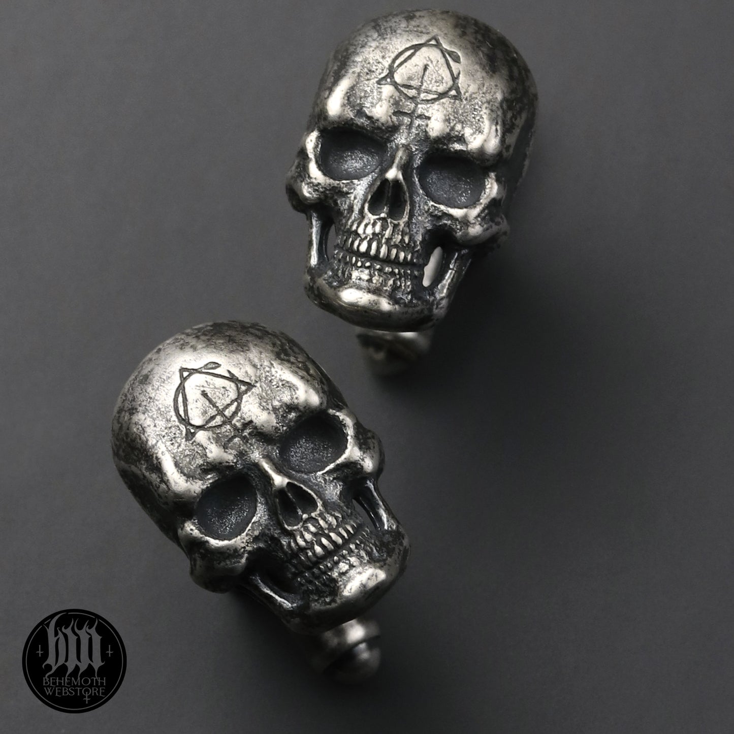 Gemelos de plata de ley 'Contra Skull' de Behemoth