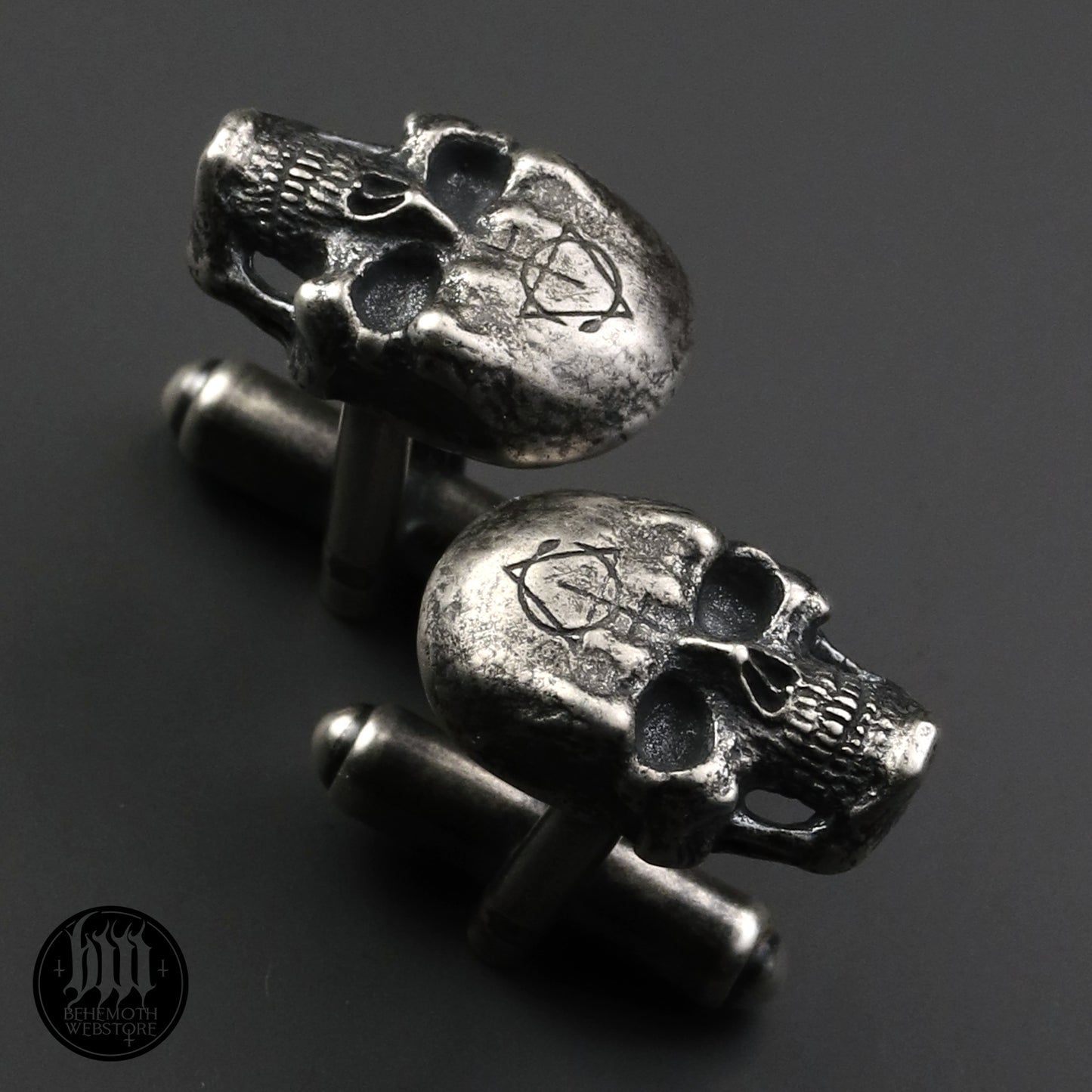 Gemelos de plata de ley 'Contra Skull' de Behemoth