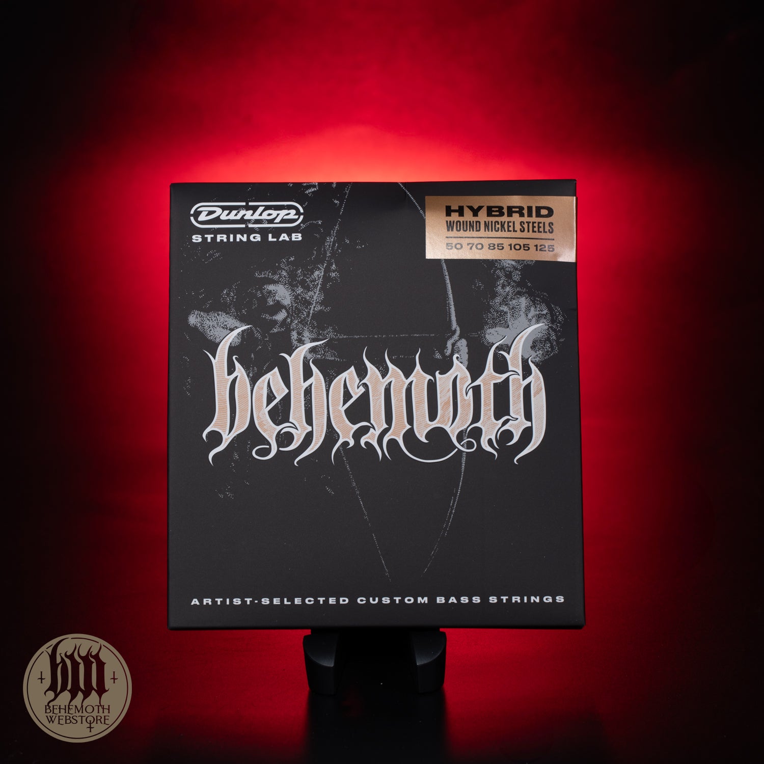 Behemoth - Cuerdas para bajo Dunlop de 5 cuerdas, 50-125