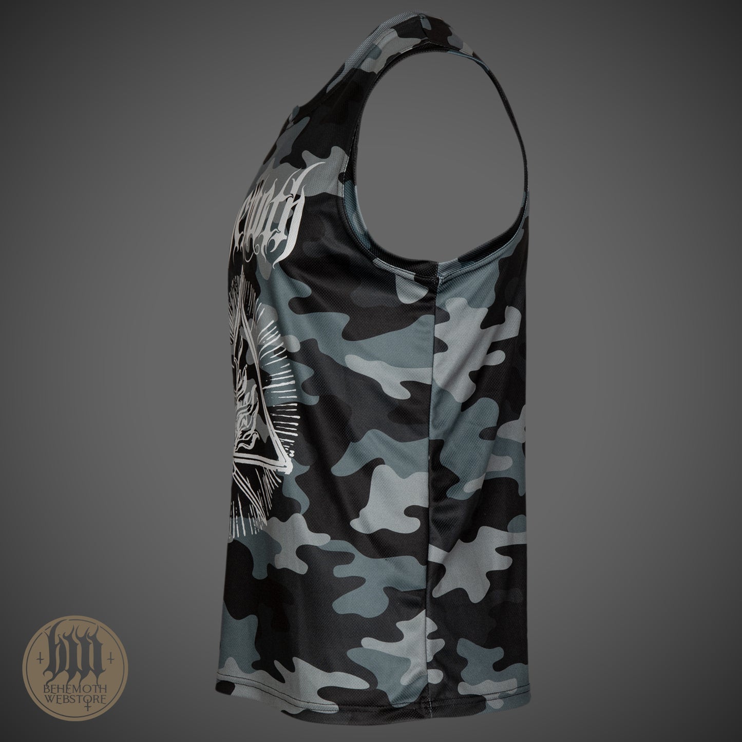 'The Satanist' Behemoth Functional Camo Tank-Top Shirt