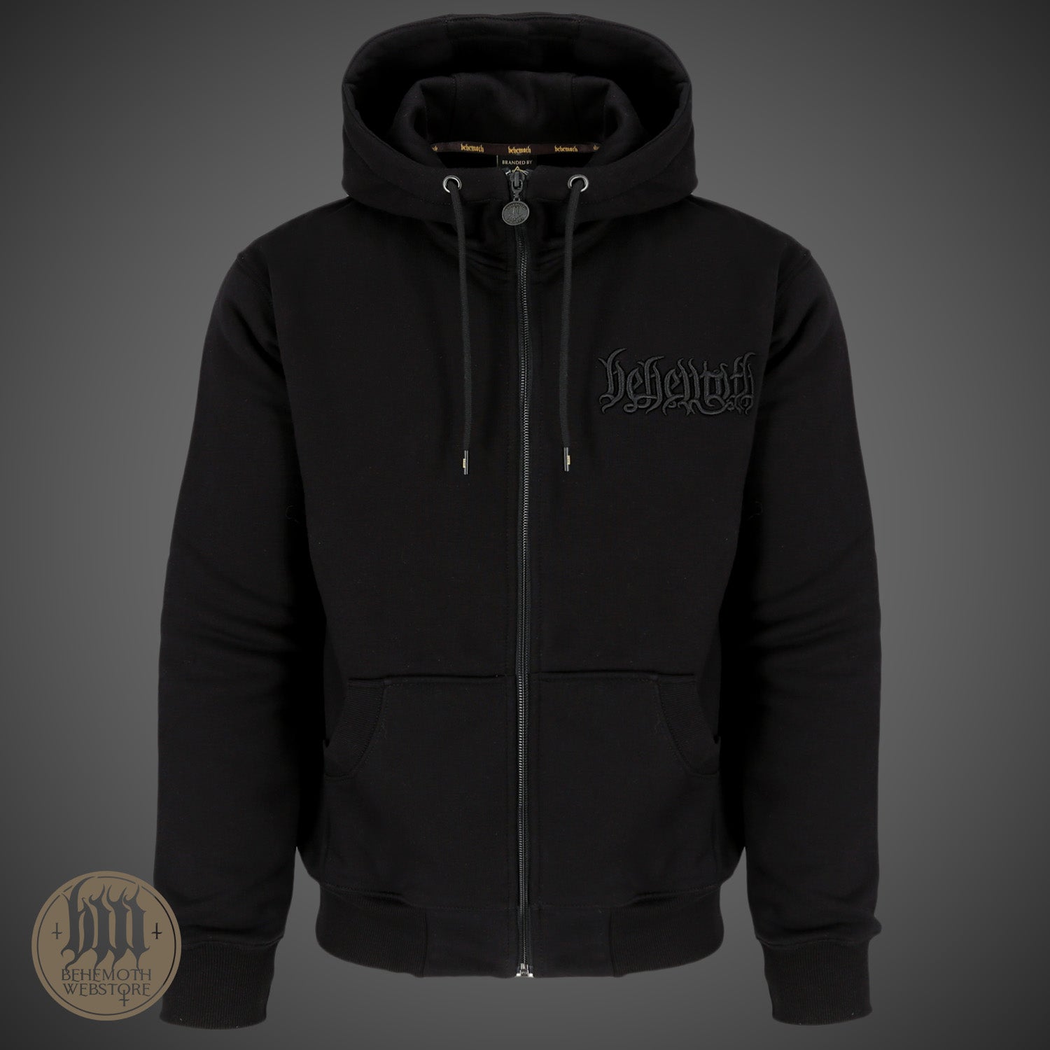 Sudadera con capucha y cremallera Behemoth 'The Satanist X' BOTB