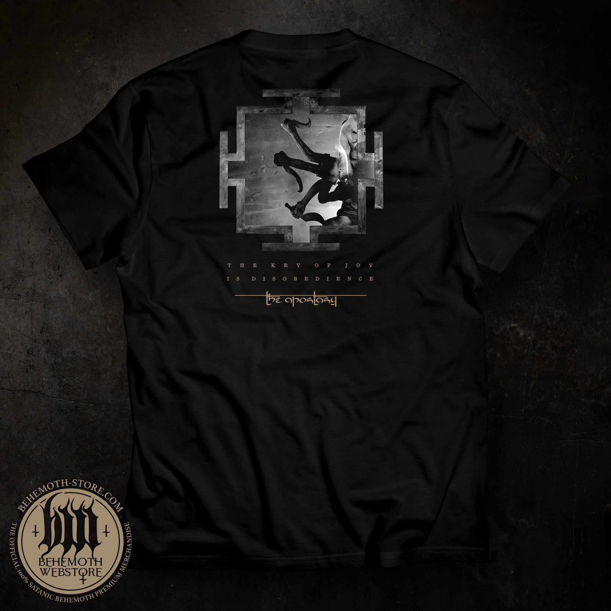 Behemoth — „The Great Black“ T‑Shirt (The Apostasy XX Anniversary, limitierter 7‑Tage‑Pre‑Order)