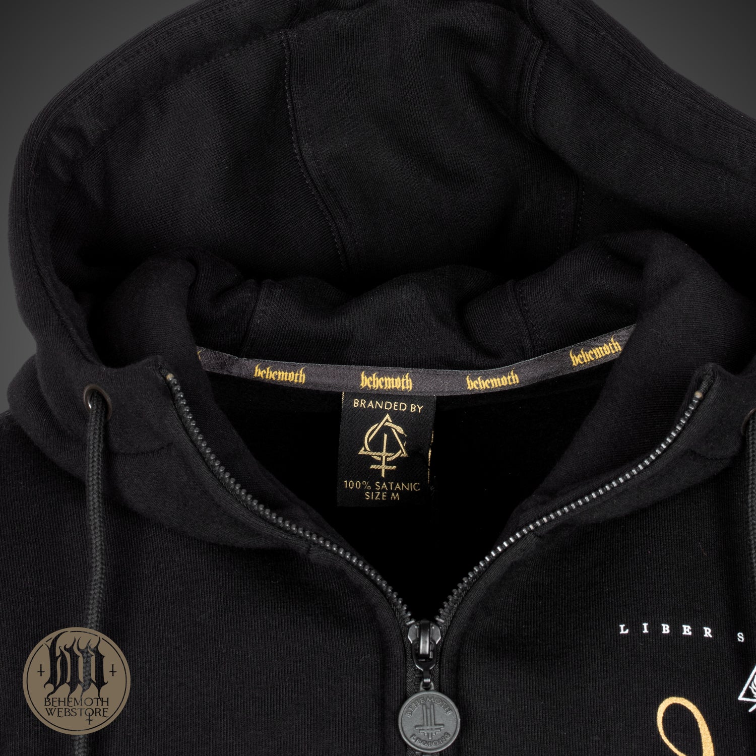 Behemoth 'The Satanist X' hooded sweatshirt with zip