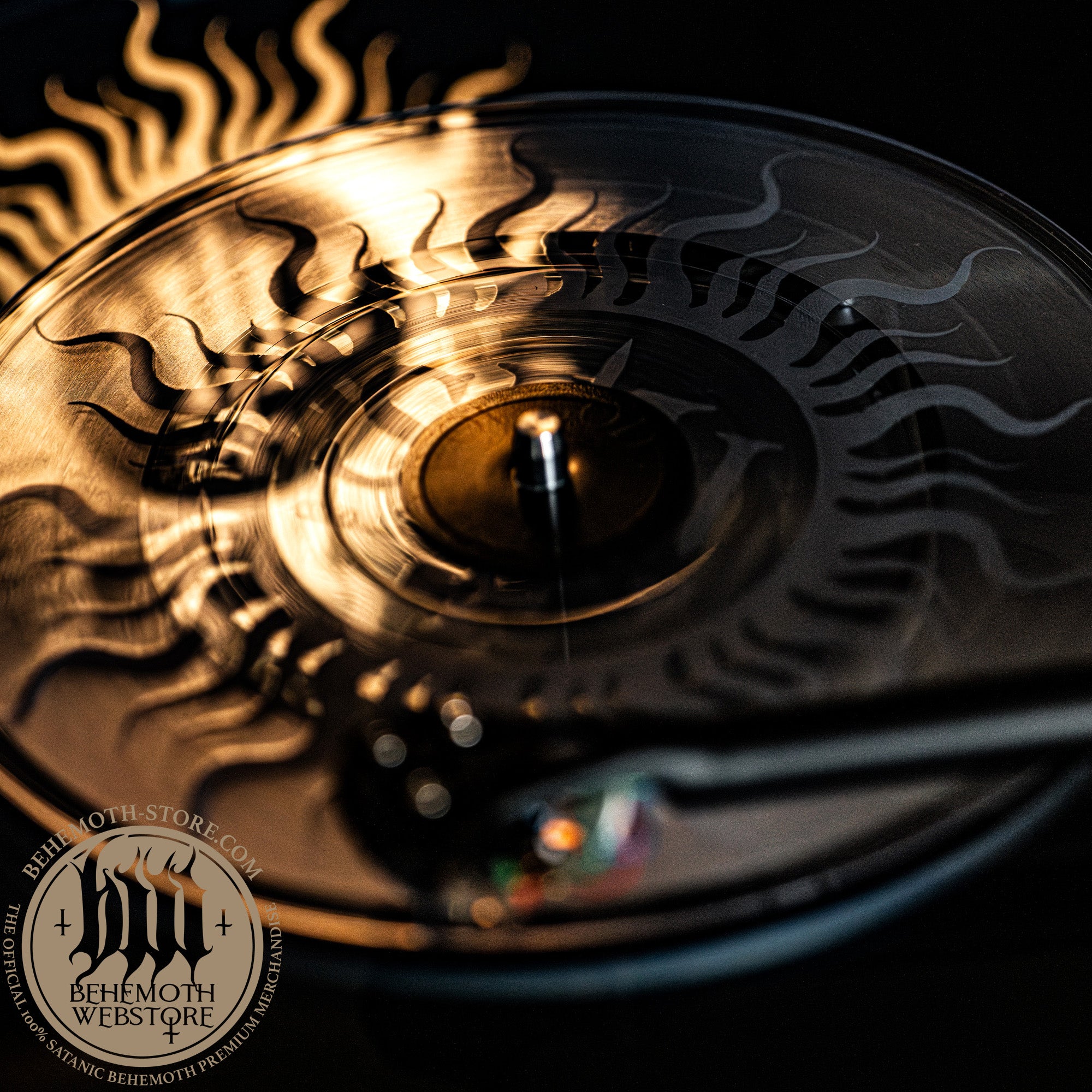 “TSOG” – 7″ Vinyl Single by Behemoth (Transparent, Laser-Etched, Signed, Limited to 350)