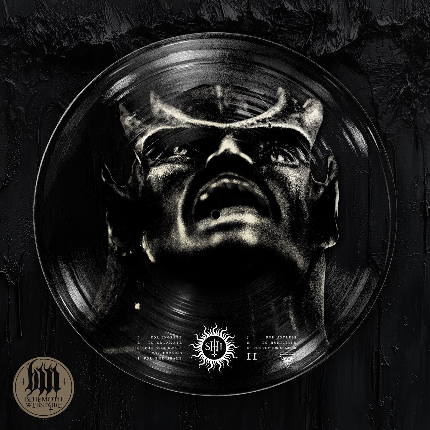 Vinyl Record - Behemoth 'TSOG' Glow In The Dark Picture Disk, Limited