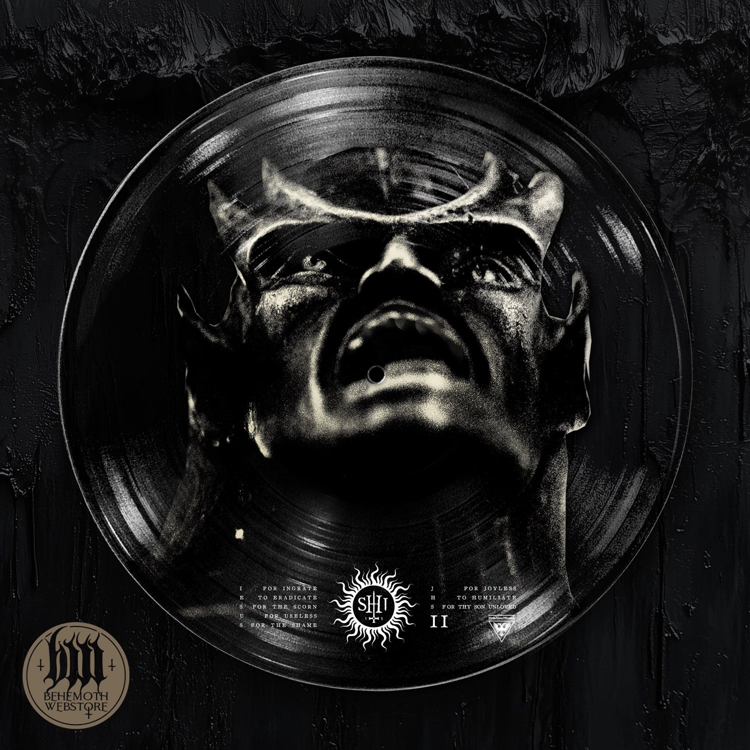 Disco de vinilo - Behemoth 'TSOG' Glow In The Dark Picture Disk, edición limitada