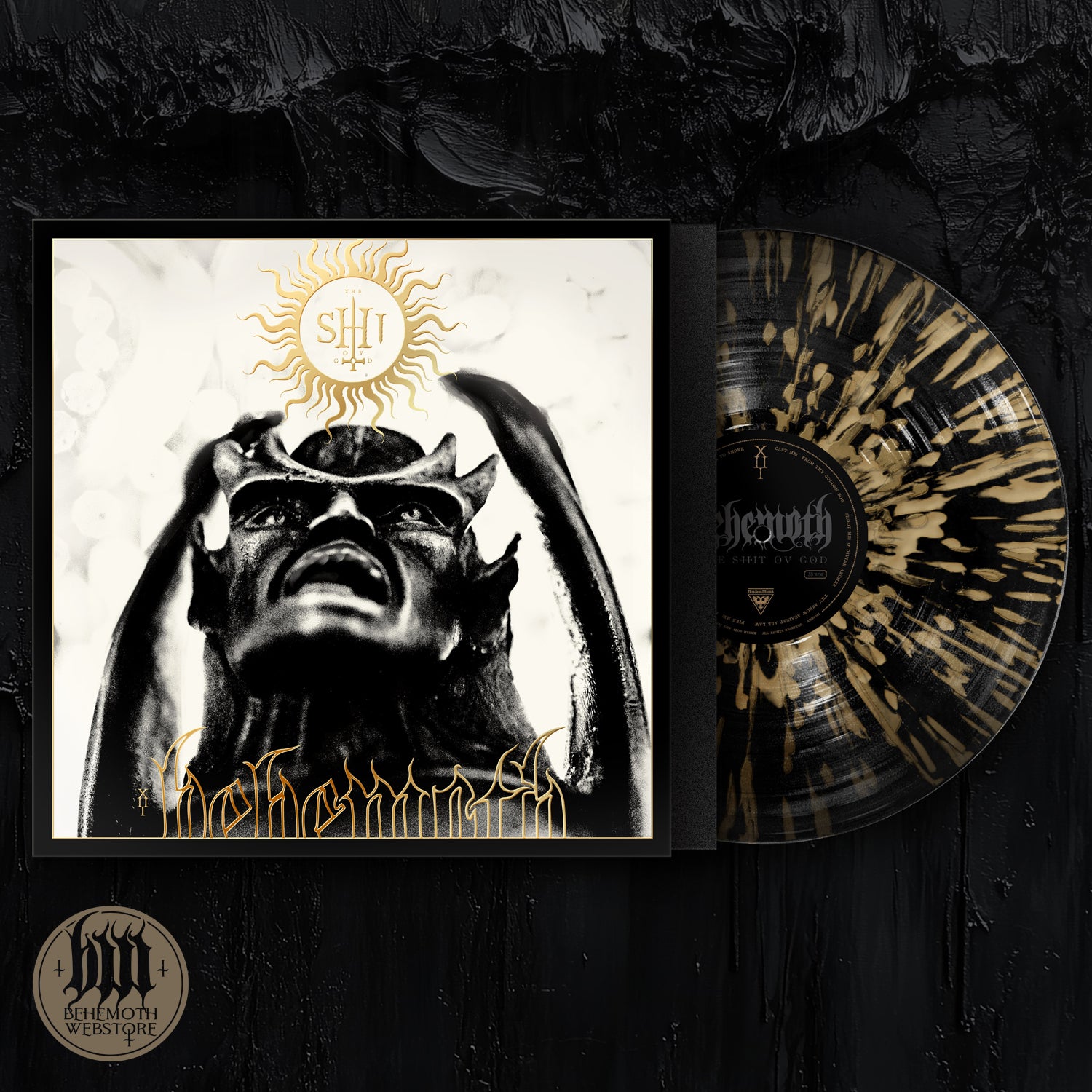 Disco de vinilo - Behemoth 'TSOG' firmado, edición limitada, Shadow Elite Colour