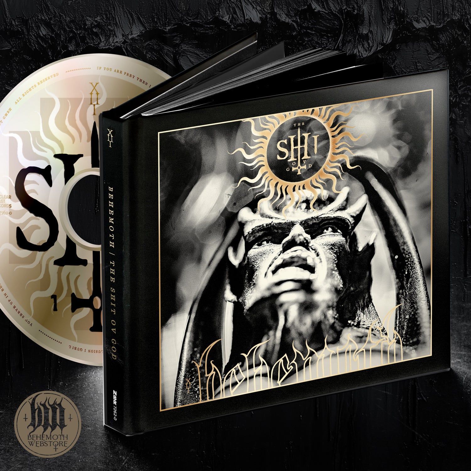 Disco de CD Mediabook 'TSOG' de Behemoth firmado