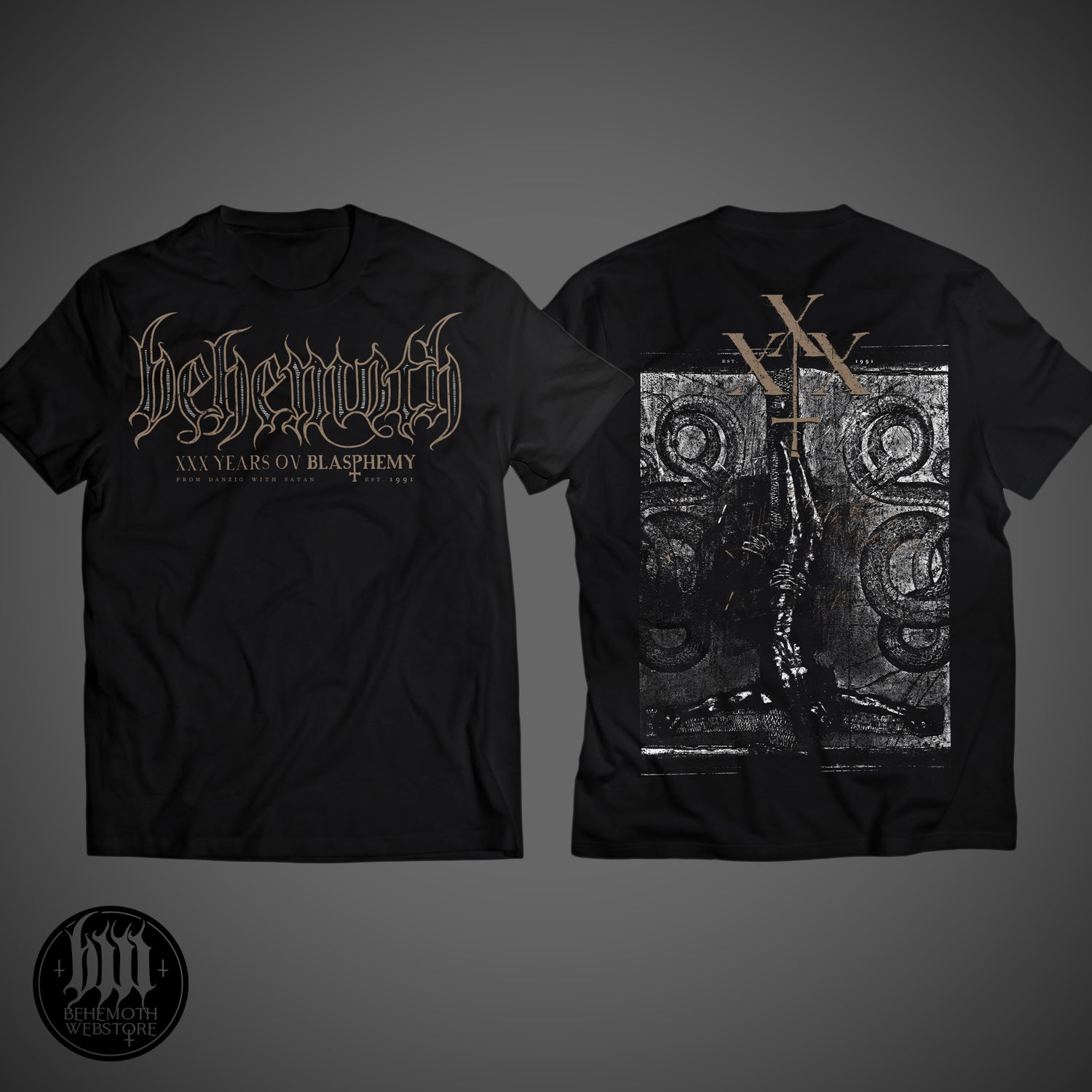 Camiseta Behemoth - XXX años de blasfemia de Jesvs 