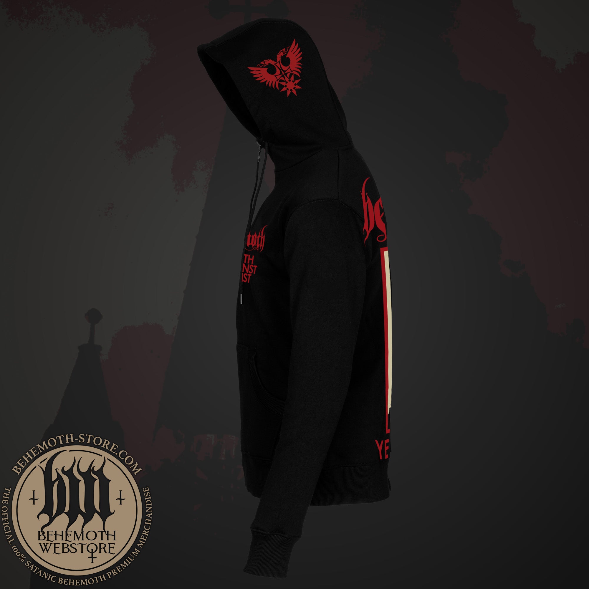 Sweat à capuche zippé Behemoth « Yes We Can »